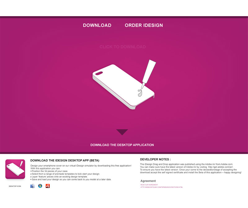 Application, Website & Branding for idesign 