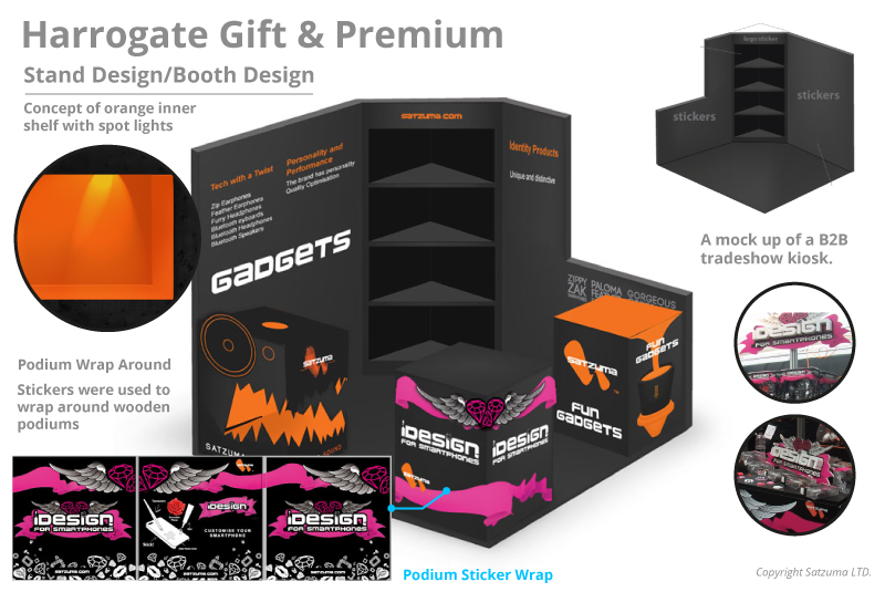 Kioks and booth trade stand design